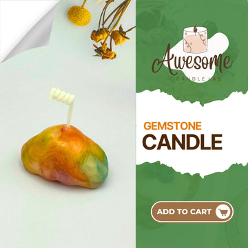 GEMSTONE CANDLE I sweet candles I homemade candles I shaped candles I dessert candles I cool candles I valentines day gift box