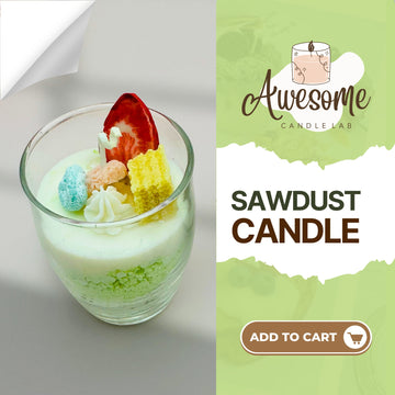 Sawdust Candle I sweet candles I homemade candles I shaped candles dessert candles cool candles valentines day gift box