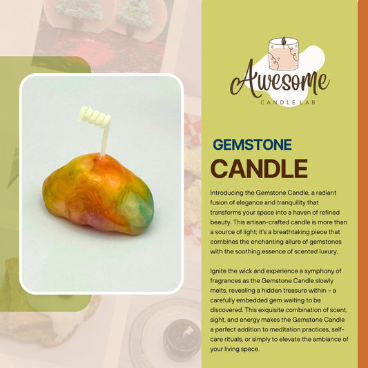 GEMSTONE CANDLE I  sweet candles I homemade candles I shaped candles I dessert candles I cool candles I valentines day gift box